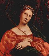 Lorenzo Lotto Hl. Katharina von Alexandrien Germany oil painting artist